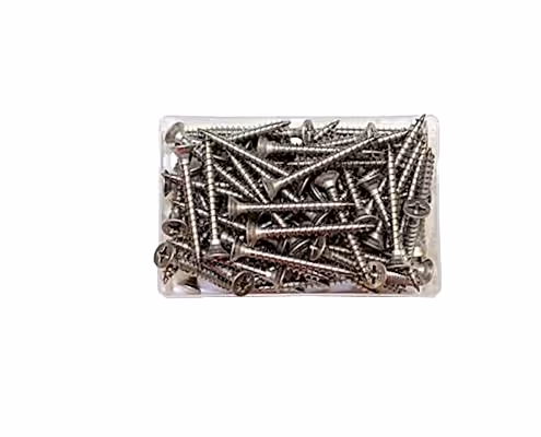 Stainless steel 40x5mm fencing screws. Pack of 10