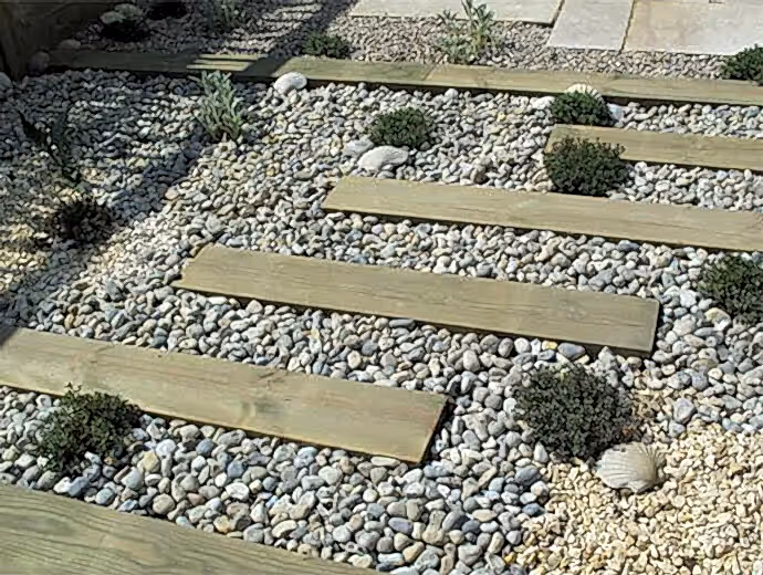 Jakwall timber sleepers